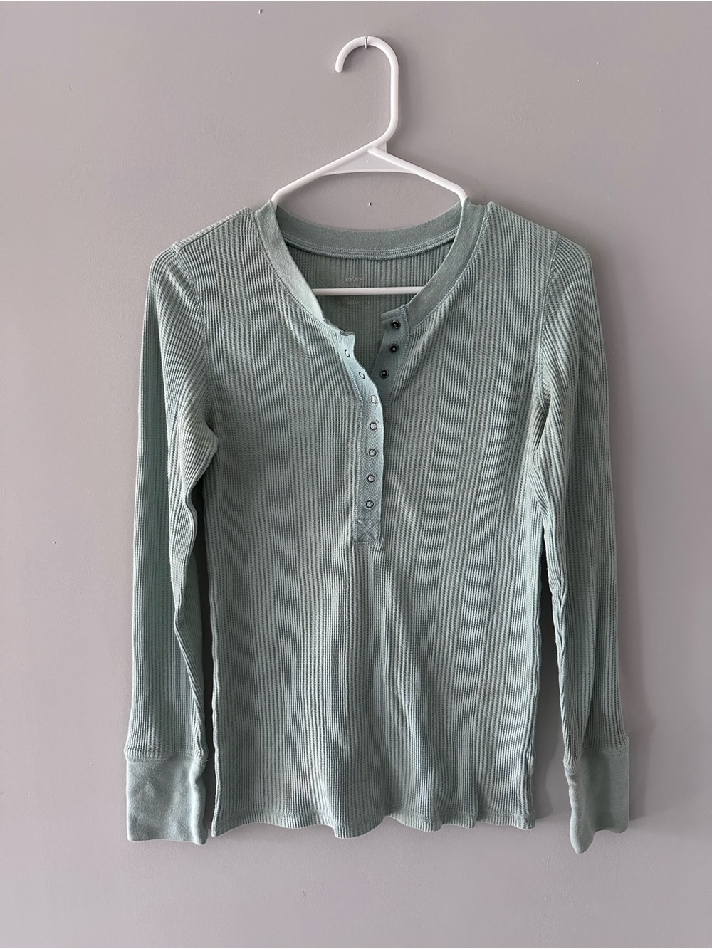 aerie Ribbed Long Sleeve Top